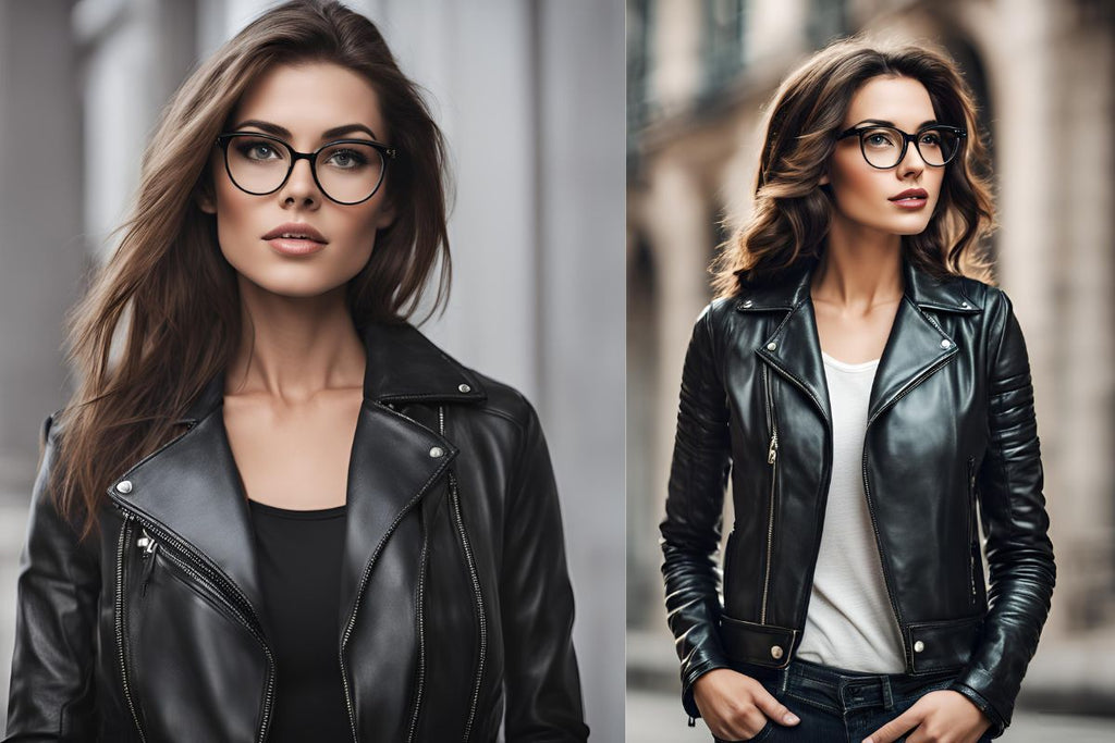 The timeless appeal of ladies black leather jacket : A style staple