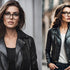 The timeless appeal of ladies black leather jacket : A style staple