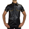 Mens Original Leather Black Police Military Style Shirt Bluf All Sizes