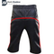 MENS CARGO SHORTS Original Cow-Hide BLACK AND RED LEATHER