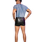 Manfinity Fever City Men Slant Pocket original cow-hide Leather Shorts