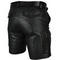 Men's 100% Genuine Leather Cargo Shorts With Six Pockets And Belt