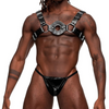 Leather Mens Harness Adjustable Handmade Chest Harness