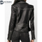 Women's Silver Studded original Leather Jacket Spiked Silver Color Studs