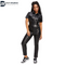 Genuine Leather Fit For Success Jumpsuit | Women's Leather Jumpsuit