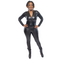 Womens Leather Jumpsuit made with orignal lambskin or cowhide leather
