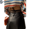 Women Real Shiny Leather Skirt | Leather Shorts For Women's