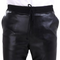 MENS REAL LEATHER ELASTIC HIGH WAIST THICK WARM ORIGINAL LEATHER PANT