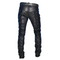 Original Cow-Hide Leather Party Pants Laced Leather Pants Slim Fit Party or Casual Wear Multiple Lacing Stylish Pants