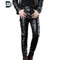 Mens Original sheep Leather Pant,Cargo Pants,Trousers for Men Cow-Hide leather pants