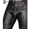 Handmade Mens 2 way Zipper from the front through the Back crotch Original Sheep Soft Leather Pants