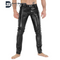Handmade Two Back Zipper Original Soft Sheep Motorcycle Leather Pant