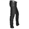 Men's Real Leathers Bikers Pants Quilted Panels Slim Fit Bikers Leathers Trousers Bluf Pants