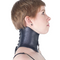 100% REAL MOLDED LEATHER POSTURE COLLAR [SUEDE-LINED] WITH HARNESS