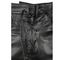 Mens Real Leather Bikers Pants Side And Front Laces Up Bikers Pants Trousers