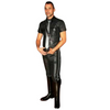 MENS REAL LEATHER PANTS PUNK KINK JEANS TROUSERS BLUF PANTS BIKERS BREECHES