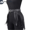Women’s Real Leather Harness Waist Belt with Tassels – Gothic Punk Festival Tassel Skirt – Cowboy Girl Wild Western Style – Sexy Handmade Leather Accessory
