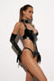 Genuine Cow-Hide Black Full body Ladies Harness , bra cage , new stylish 2025 leather ladies harness