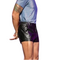 Manfinity Fever City Men Slant Pocket original cow-hide Leather Shorts