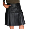 MEN'S GENUINE LEATHER SIDE LACED KILT CHOICE OF LENGTH AND SIZES 