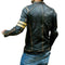 Mens Motorcycle Biker Vintage Cafe Racer Distressed Black 100% Original Leather Jacket
