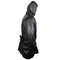 MENS BLACK COWHIDE LEATHER MATRIX GOTH TRENCH COAT GOTHIC TRENCH COAT STEAMPUNK GOTHIC T23 BLACK