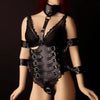 LADIES CHEST CORSET WITH WAIST SIDE BUCKLES ADJUSTABLE BELT