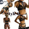 Real Leather Gothic Harness Set for Women | Handmade Punk Bra Cage & Leg Garter | Bondage Lingerie Belts | Rave & Festival Strap Set