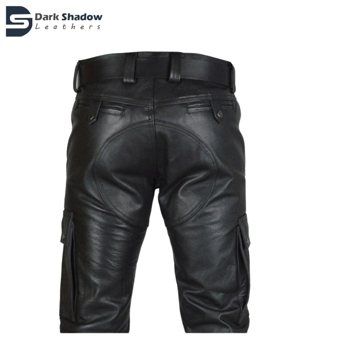 Leather Cargo Pants main image 1